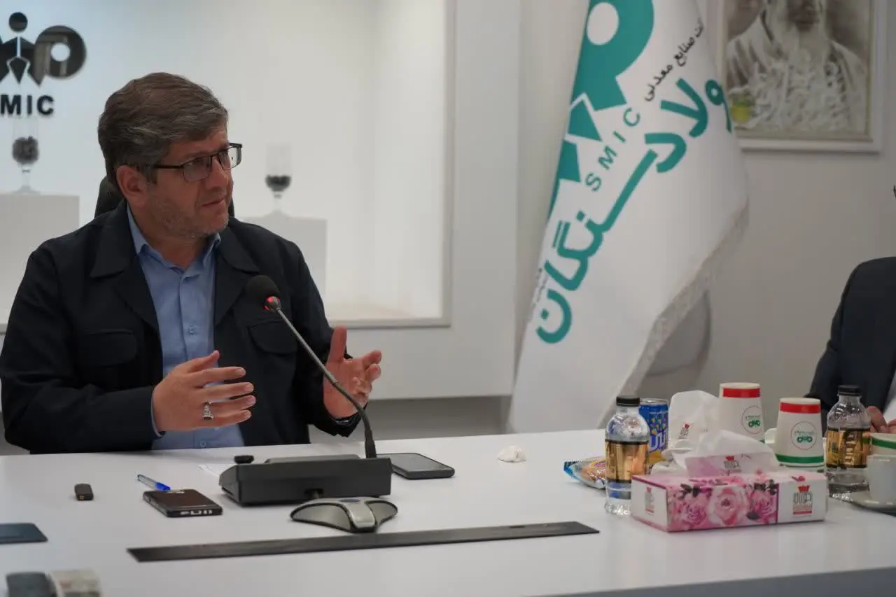 بازدید جبارعلی ذاکری، مدیرعامل راه آهن جمهوری اسلامی ایران از شرکت فولاد سنگان