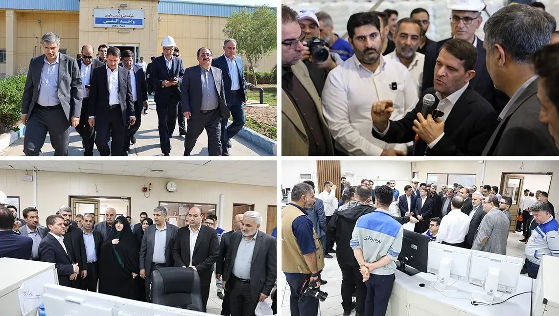 بازدید میدانی فراکسیون نظارت بر صنعت نفت و پتروشیمی از مارون؛ بررسی طرحهای توسعه و چالشهای تولید