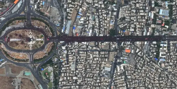 شرکت آمریکایی وسعت مراسم تشییع رهبر شهید انقلاب را ثبت کرد+ تصاویر