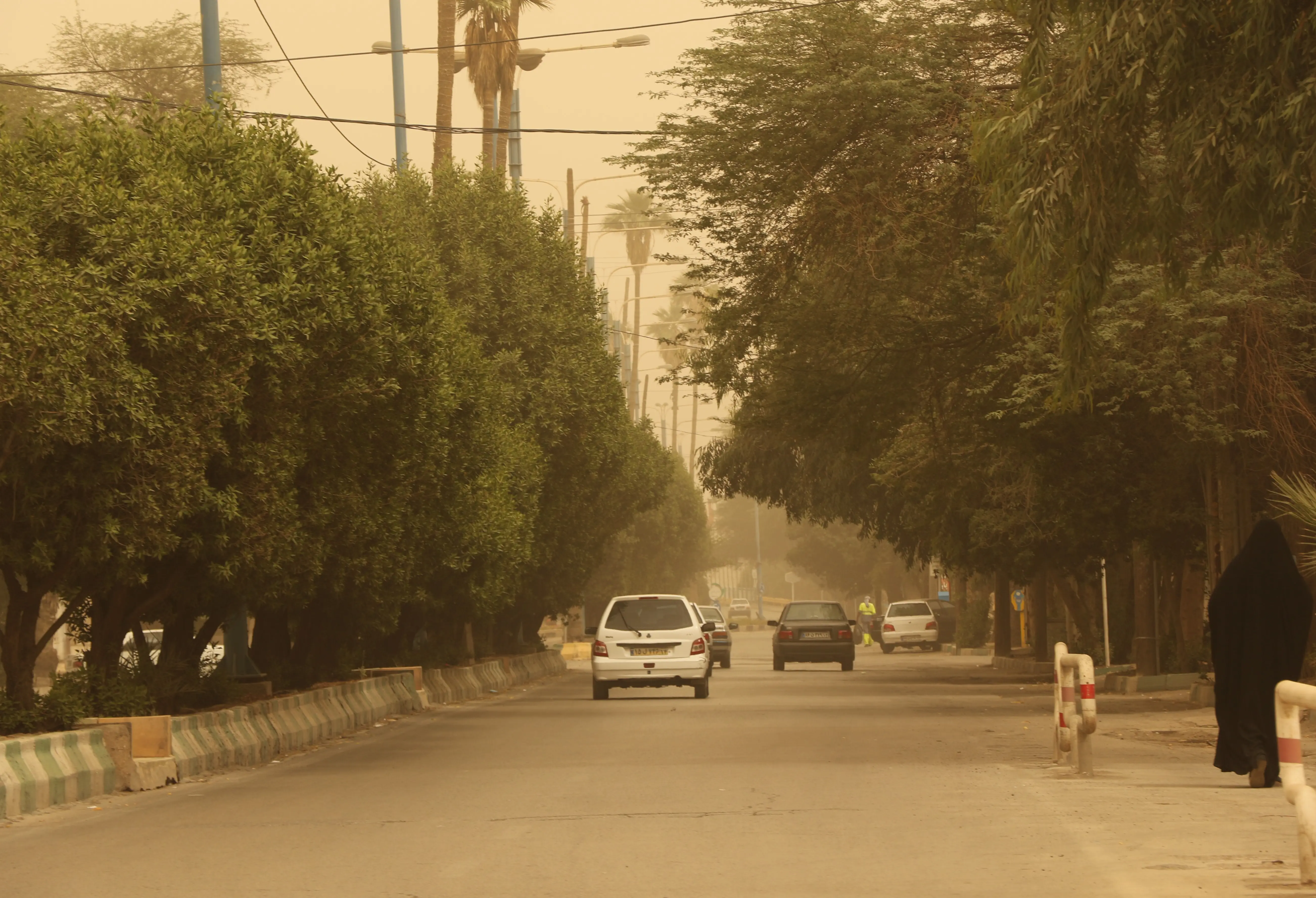 گزارش تصویری ایلنا از گرد وخاک در اهواز