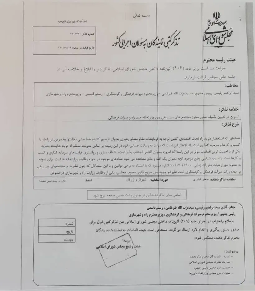 اقدام عجیب هیئت مقررات‌زدایی دولت؛ تغییر قانون مصوب مجلس شورای اسلامی و بدعتی تازه و غیر منطقی!