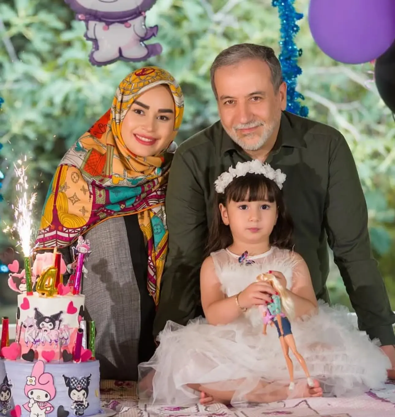 کادوی تولد عراقچی به دخترش سوژه شد + عکس