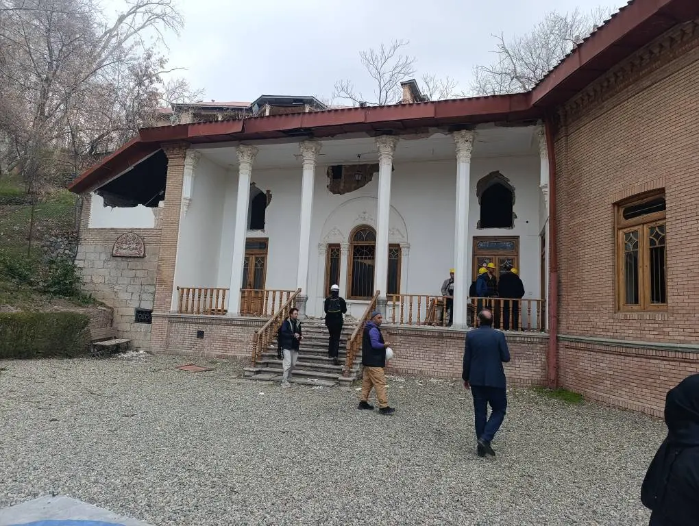 جزییات خسارت سازه‌ای به سه بنای تاریخی سعدآباد در پی بمباران آمریکایی-صهیونی