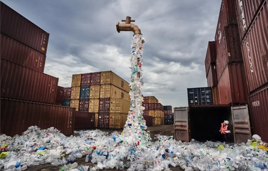 ساخت اثری نامتعارف برای جلوگیری از تولید ۴۶۰ میلیون تن پلاستیک در سال!/ «فون وونگ» بر ضد زباله‌های فسیلی و پلاستیکی عصیان می‌کند+آثار
