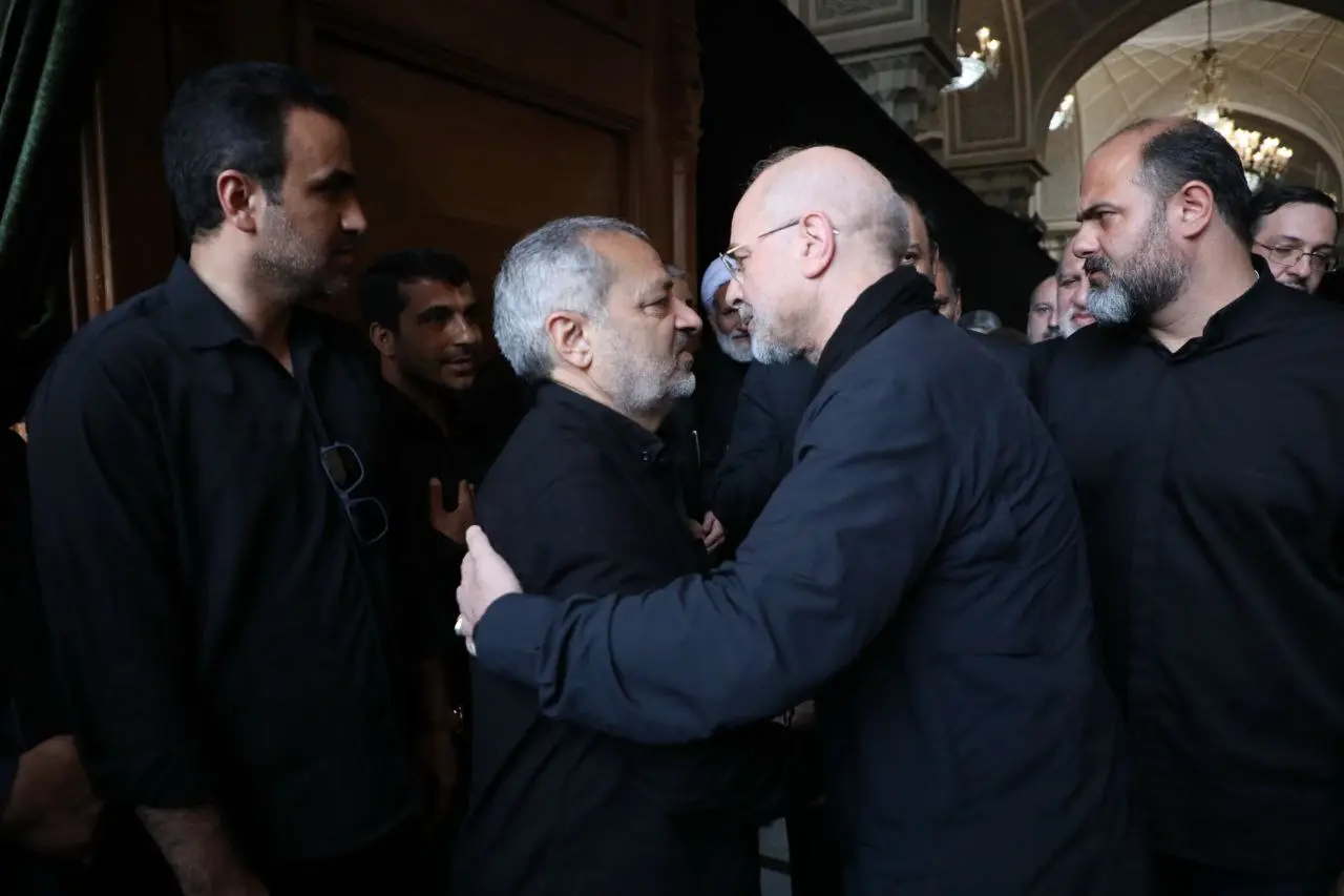 حضور روسای مجلس و جمهور در مراسم بزرگداشت سردار حاج محمد کاظمی+ تصاویر