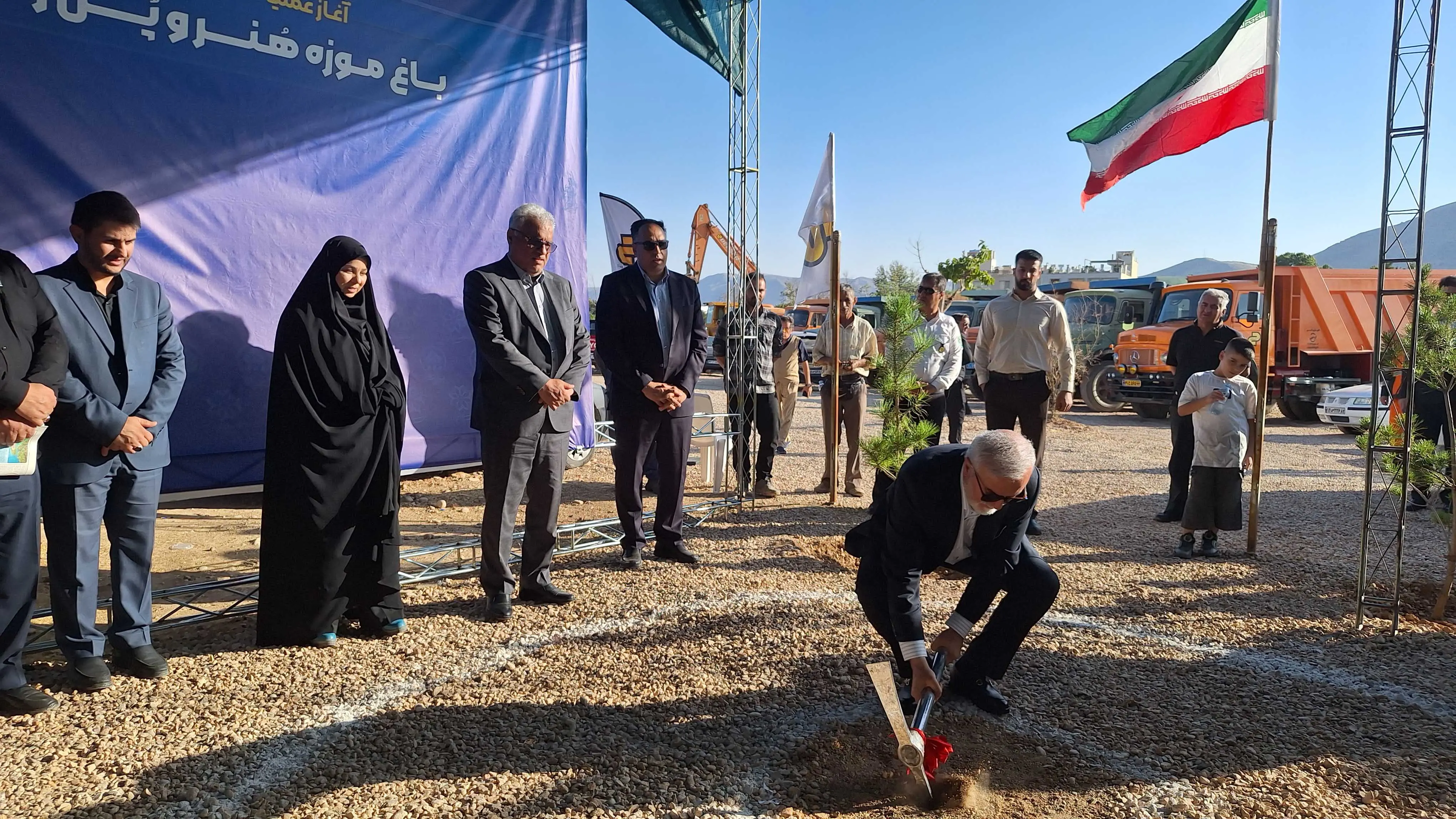 عملیات اجرایی پل زندگی و باغ موزه هنر در شیراز آغاز شد/ پل زندگی؛ تلفیقی از معماری مدرن و هویت تاریخی 