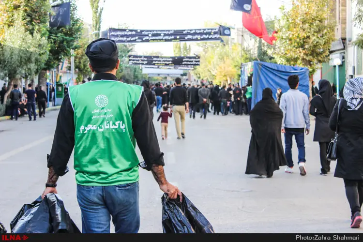 پاکبانان محرم به احترام طبیعت قامت خم کردند