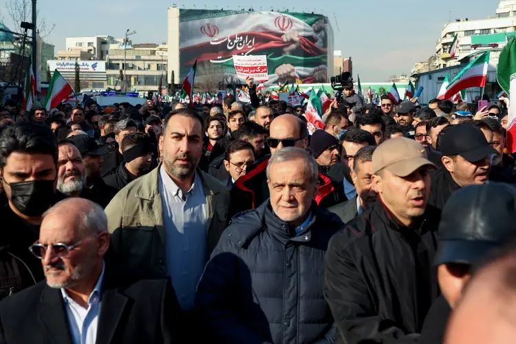 تجمع تهرانیها در محکومیت اقدامات آمریکا و رژیم صهیونیستی علیه ملت ایران + تصاویر