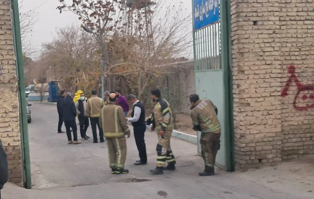 نشت گاز آمونیاک در کارخانه‌ای در بزرگراه بعثت 