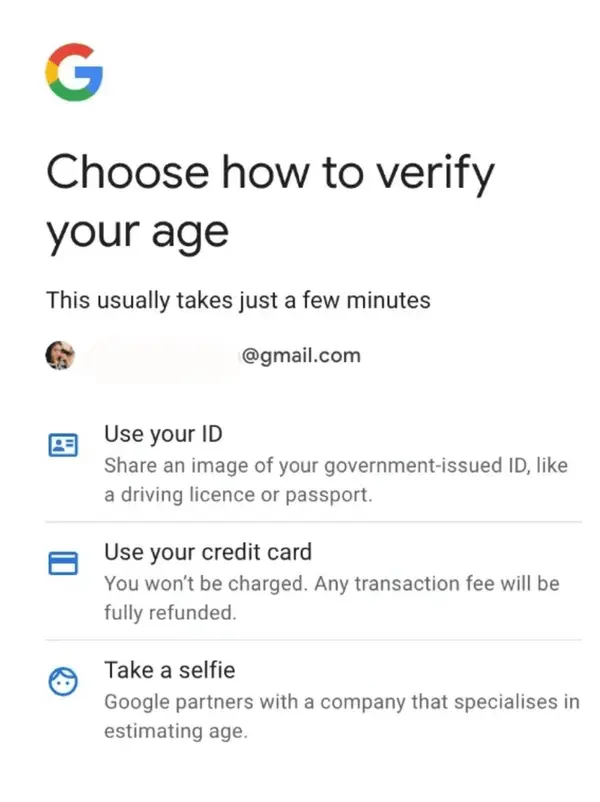 گوگل کاربران پلی‌استور را مجبور به احراز سن کرد