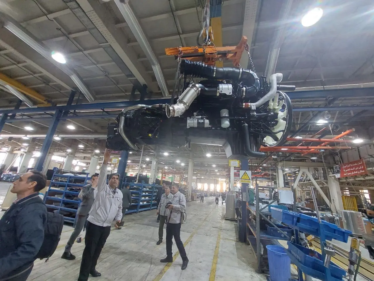 افتتاح خط تولید کشنده جدید GX560 سایپادیزل با حضور مدیران ارشد سایپا