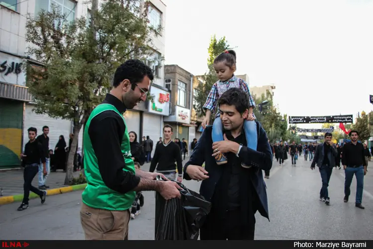پاکبانان محرم به احترام طبیعت قامت خم کردند