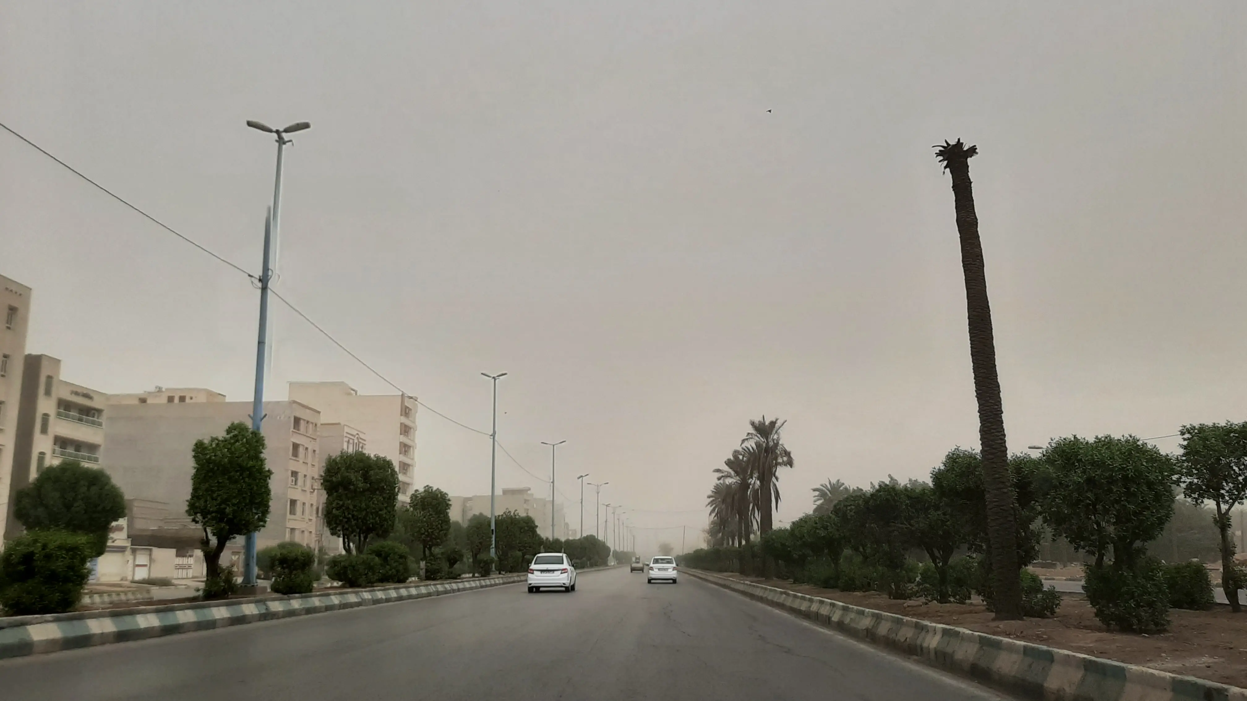 گزارش تصویری ایلنا از گرد وخاک در اهواز