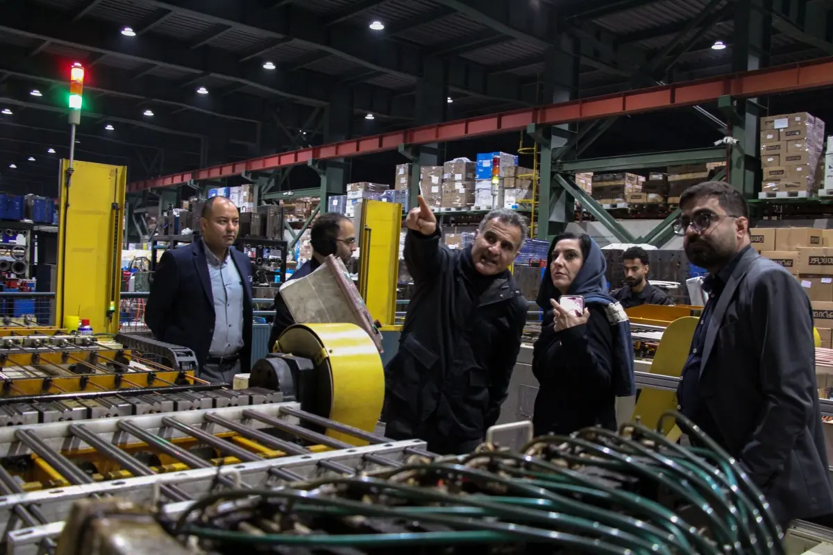 گزارش تصویری بازدید دبیرکل انجمن صنایع لوازم خانگی ایران از کارخانه ایران رادیاتور _۱