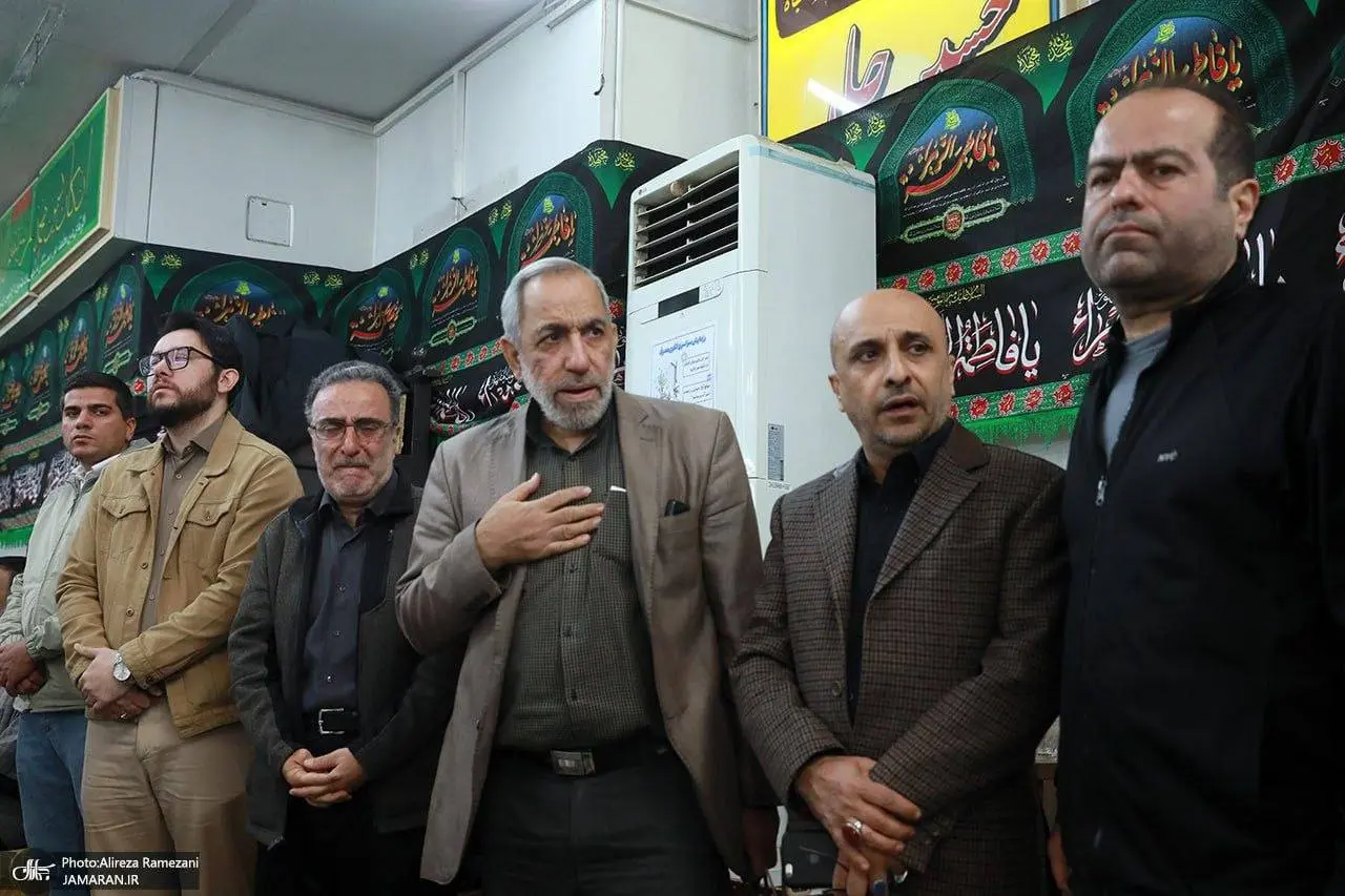 مراسم تشییع برادر سید مصطفی تاجزاده