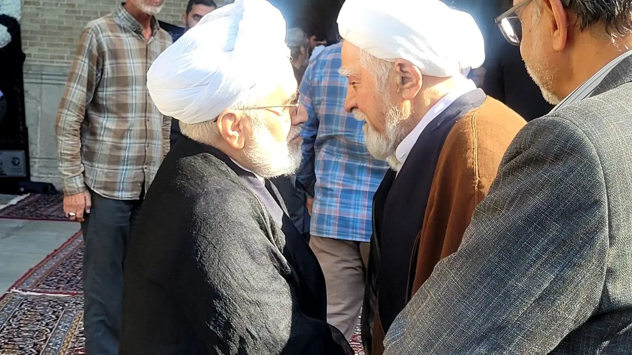 حضور شخصیتهای برجسته در مراسم بزرگداشت مرحوم آیتالله شبیری زنجانی + تصاویر