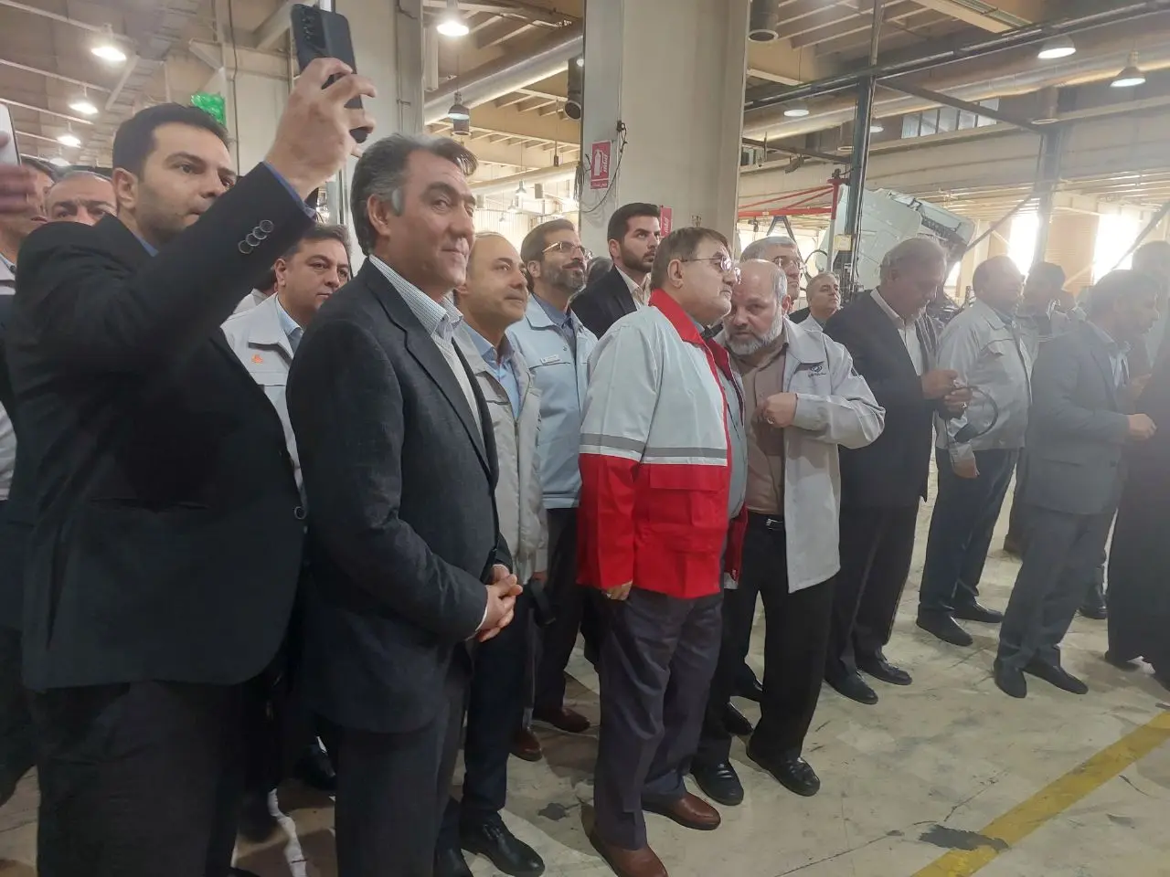 افتتاح خط تولید کشنده جدید GX560 سایپادیزل با حضور مدیران ارشد سایپا