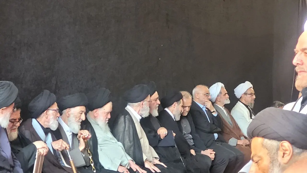 حضور شخصیتهای برجسته در مراسم بزرگداشت مرحوم آیتالله شبیری زنجانی + تصاویر