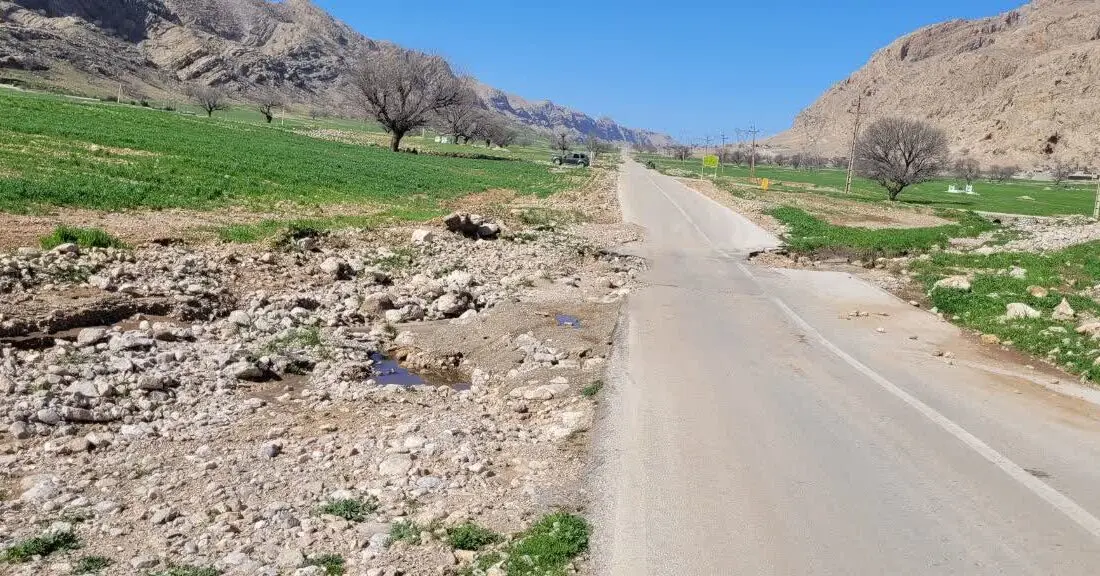 مناظر طبیعی خوزستان و محورهایی که بوی مرگ می‌دهند/  اهالی ناشلیل‌ ایذه محروم از هرگونه زیرساخت جاده‌ای