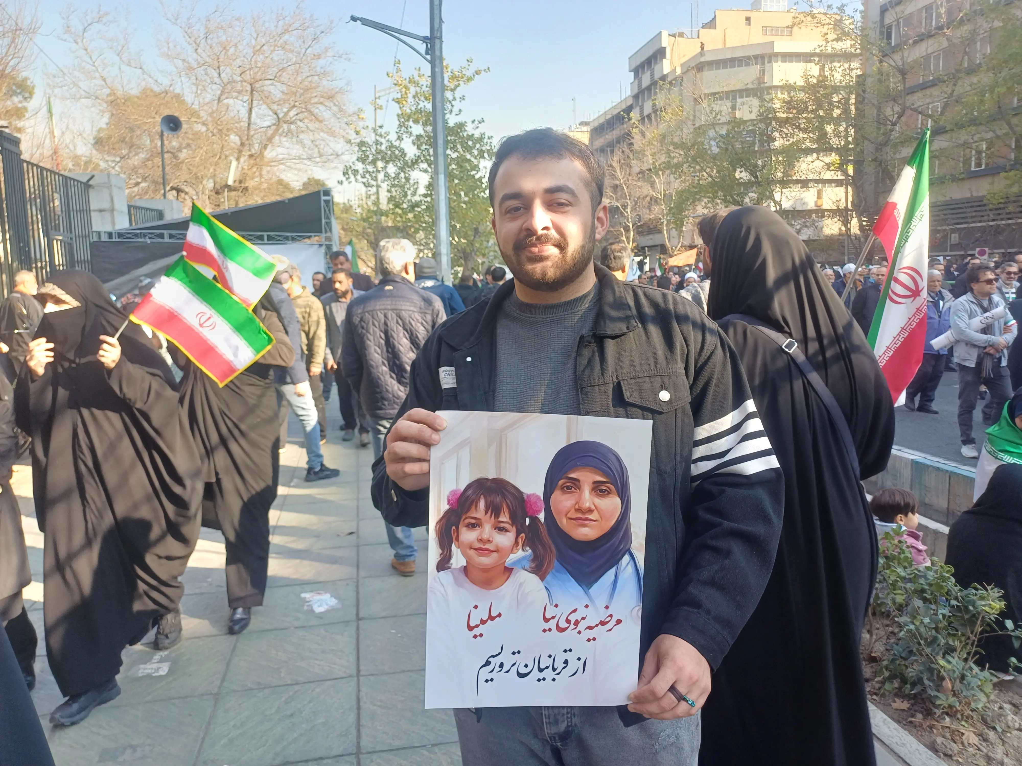 تجمع تهرانیها در محکومیت اقدامات آمریکا و رژیم صهیونیستی علیه ملت ایران + تصاویر