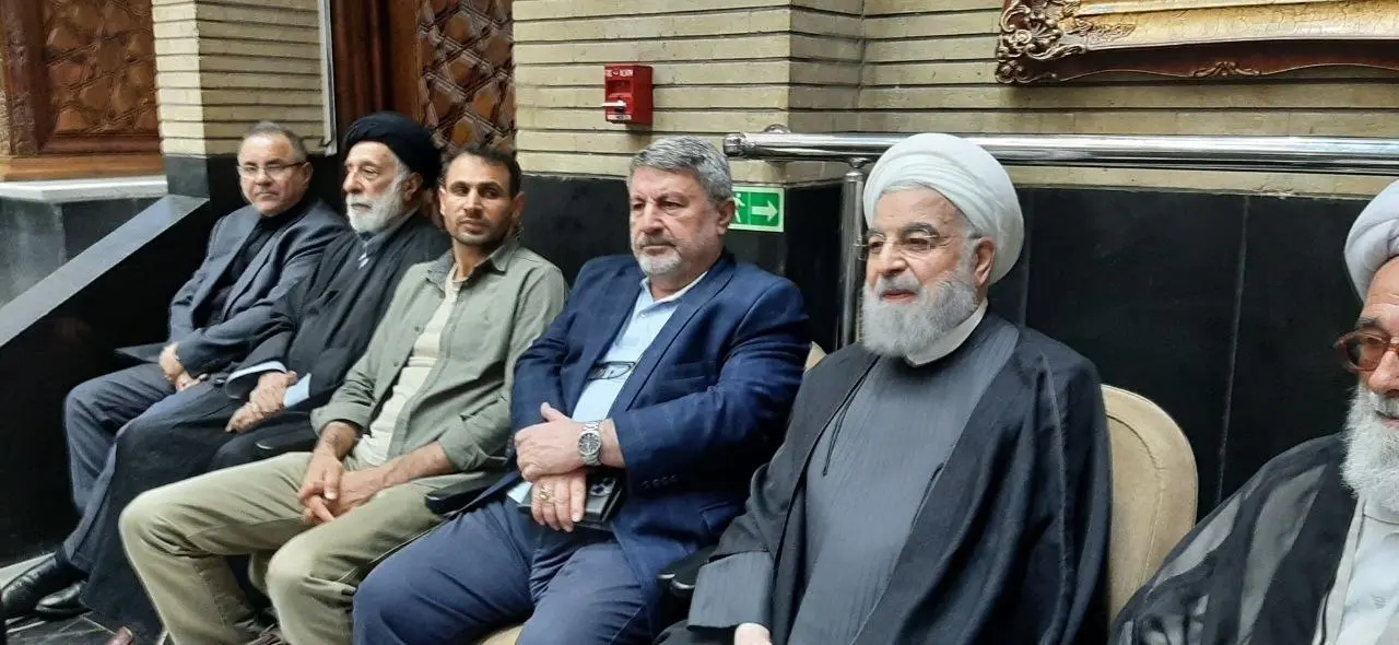 حضور پزشکیان و جمعی از چهرههای سیاسی در مراسم ختم احمد ناطق نوری + تصاویر