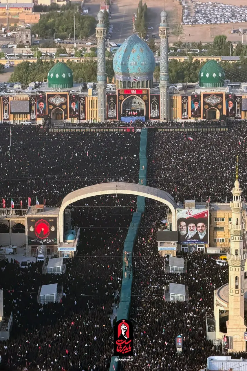 برگزاری مراسم وداع و تشییع پیکر مطهر رهبر شهید انقلاب در مسجد جمکران