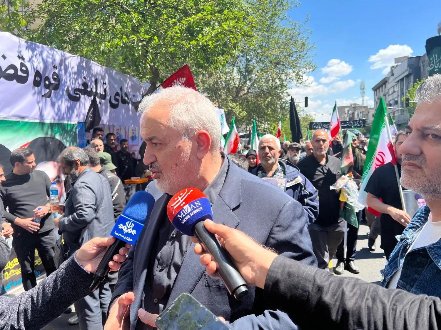 برگزاری مراسم چهلمین روز شهادت رهبر فقید انقلاب + عکس و فیلم