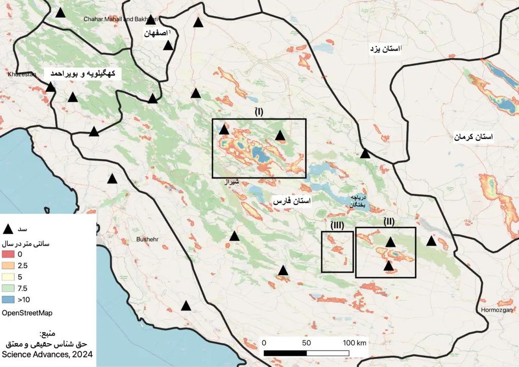 تخت جمشید سالانه ۳۰ سانتیمتر فرو می رود/ میراث جهانی در محاصره ۵هزار چاه غیرمجاز
