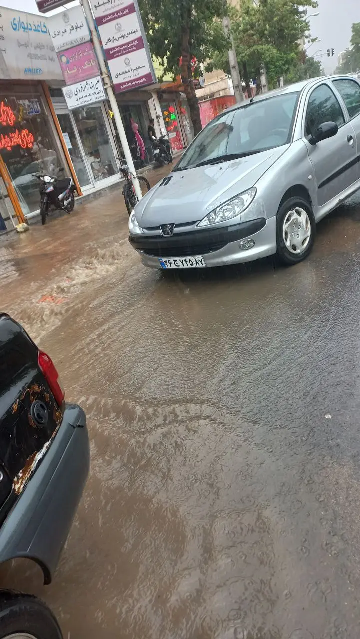 بارش بی وقفه باران در زنجان موجب آبگرفتگی معابر ، منازل مسکونی شد