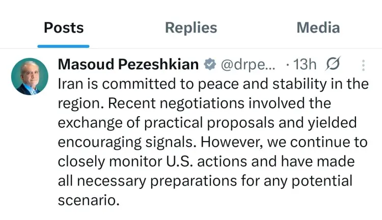 مذاکرات اخیر نشانه‌های امیدوارکننده‌ای داشت/ تمهیدات لازم برای هر سناریویی اندیشه شده است