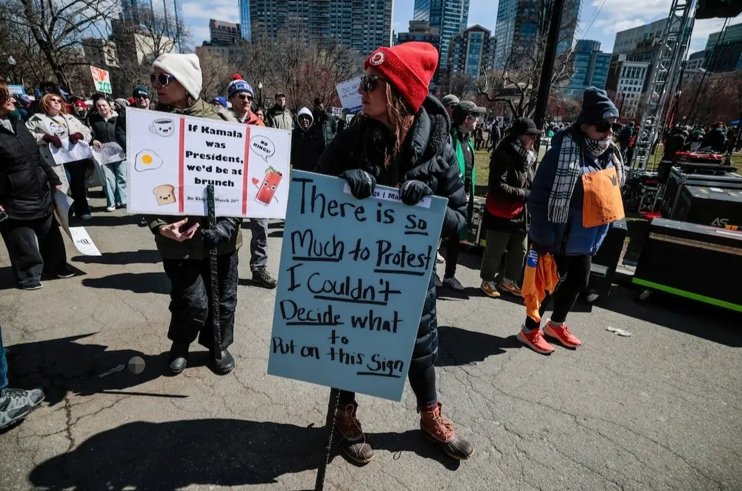 گزارش رویترز از اعتراض آمریکایی‌ها به ترامپ با رویکرد تصویری 