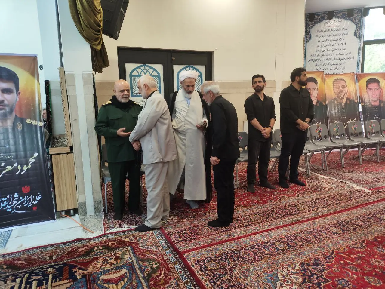 مراسم گرامیداشت شهدای نیروی قدس سپاه و جنگ تحمیلی ۱۲ روزه + تصاویر