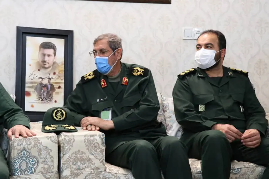 دیدار جانشین فرمانده کل سپاه با خانواده شهدای شهرری