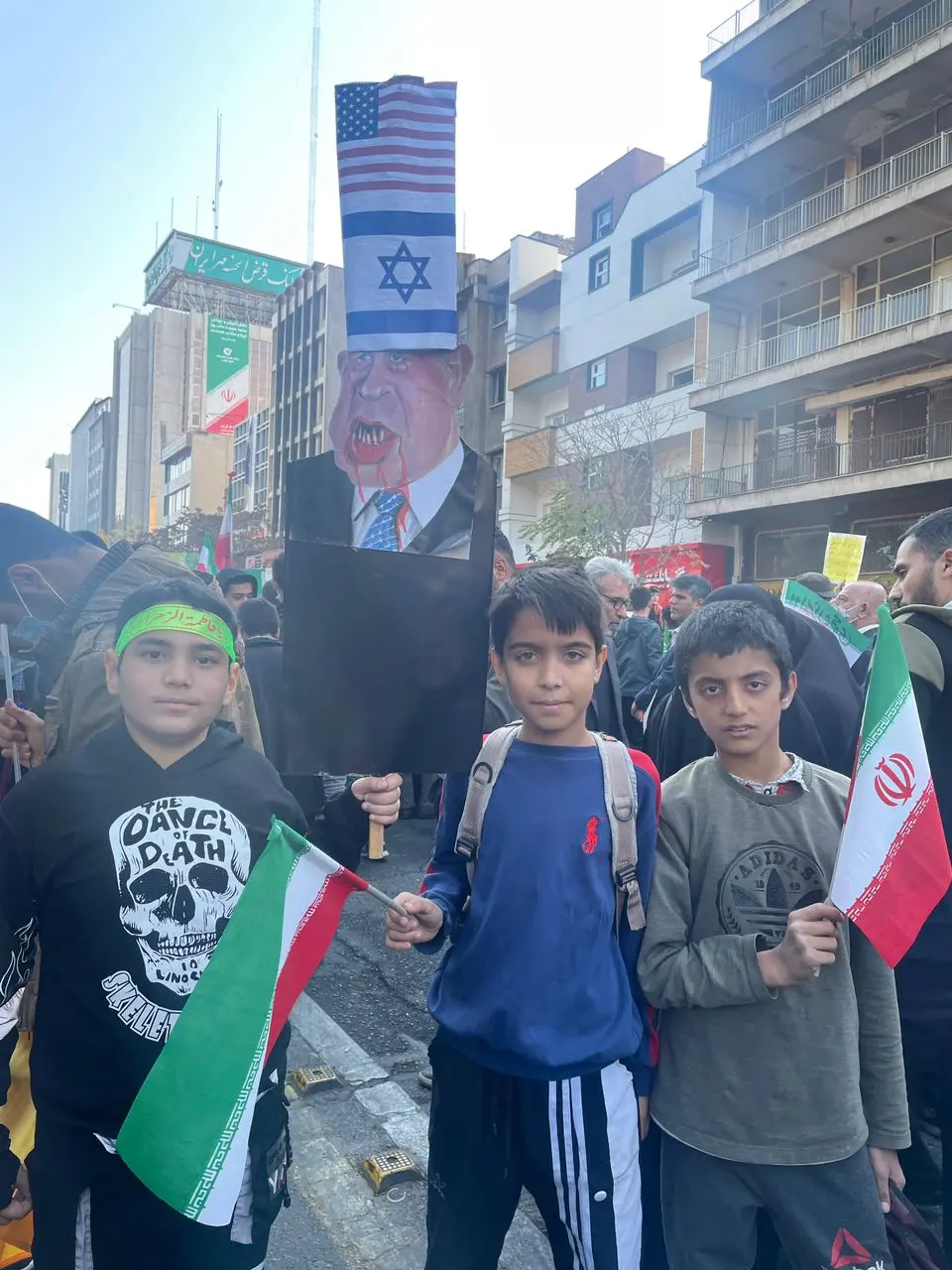 برگزاری مراسم راهپیمایی ۱۳ آبان + تصویر