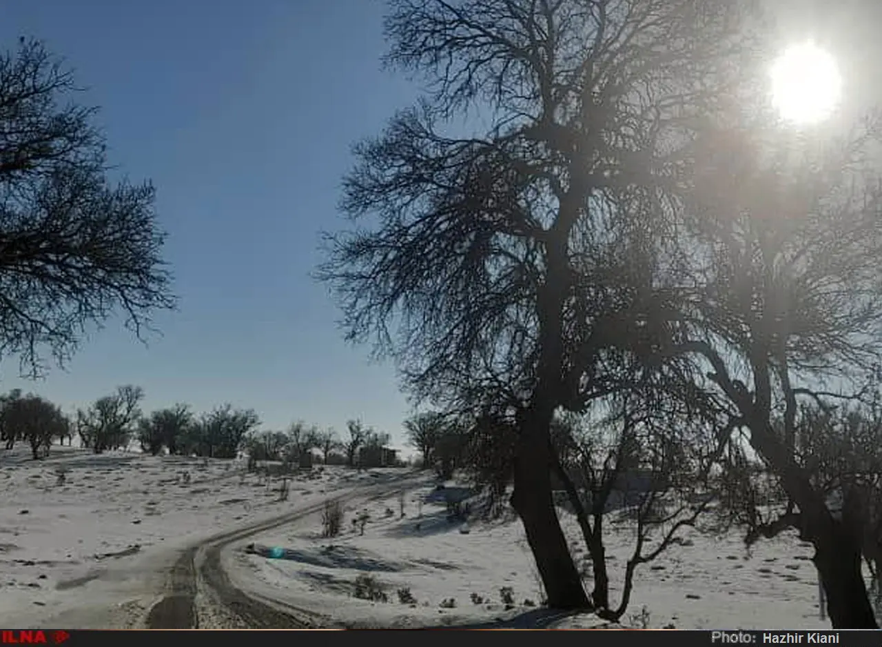 گزارش تصویری از بارش برف در شمال خوزستان 