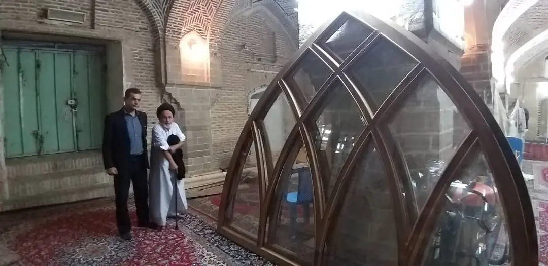 بازدید فرماندار و رئیس اداره میراث فرهنگی از مسجد جامع دزفول