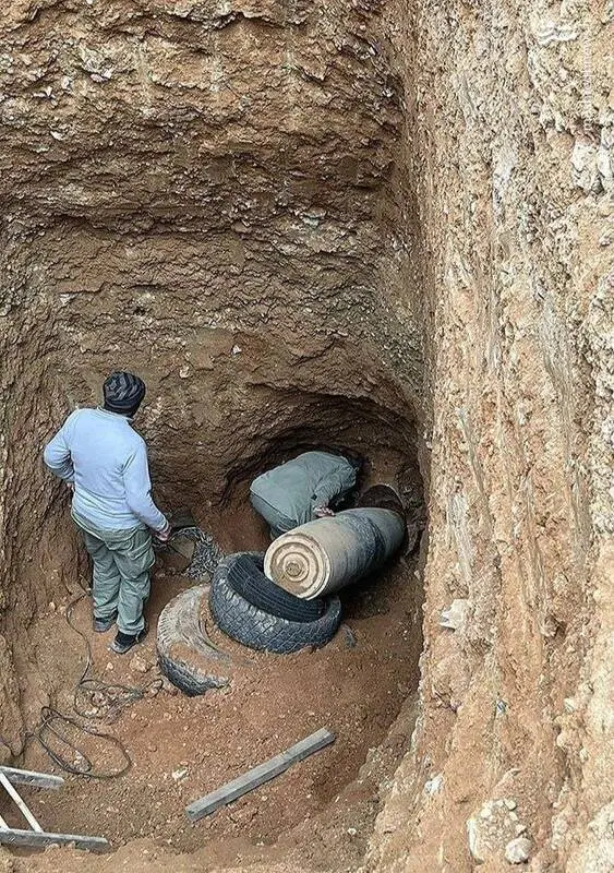 تصاویری از بمبی که در تهران عمل نکرد!