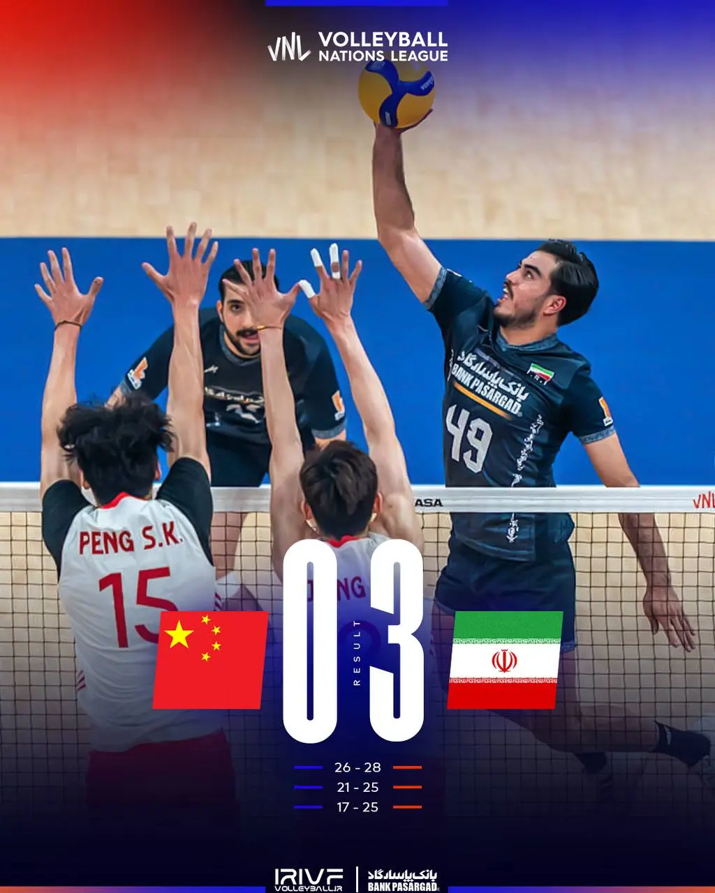 ایران 3-0 چین: شانس صعود زنده ماند
