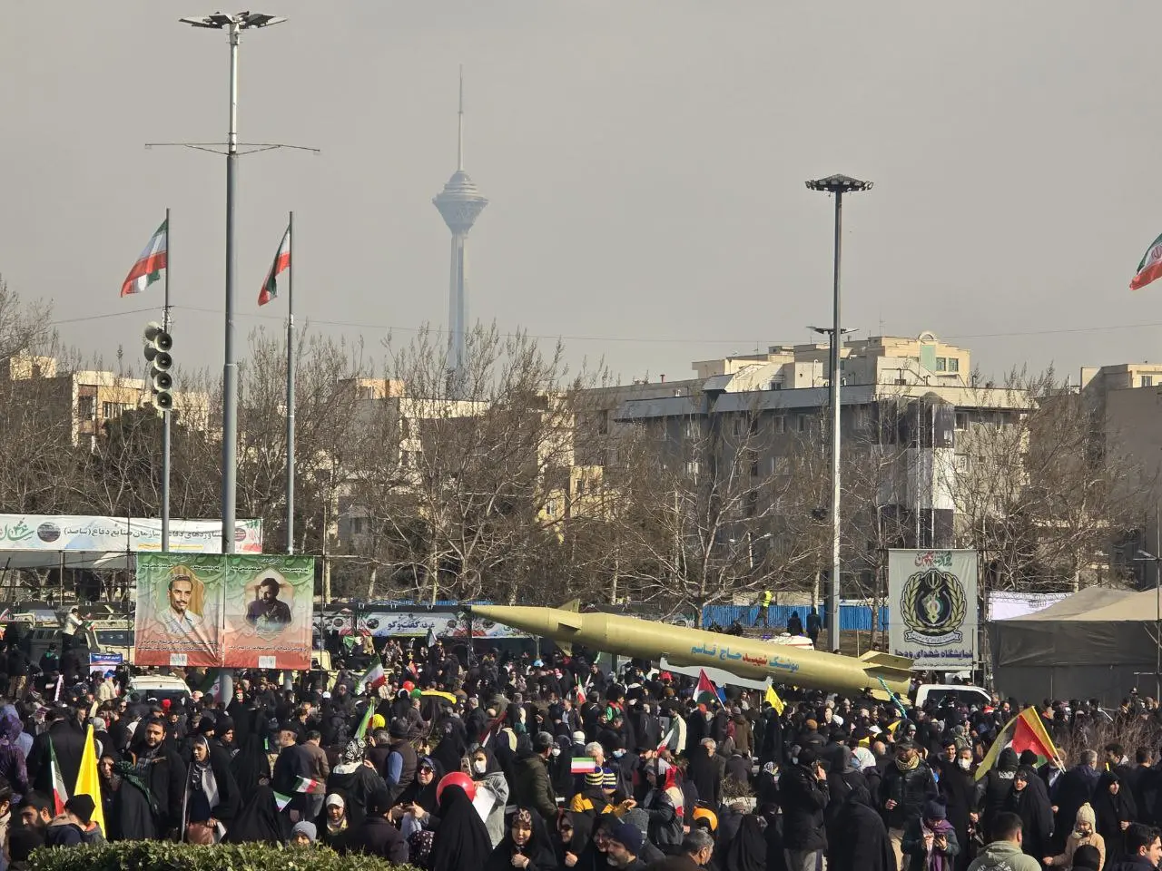 برگزاری جشن ۴۶ سالگی انقلاب ایران با حضور گسترده مردم+فیلم و عکس