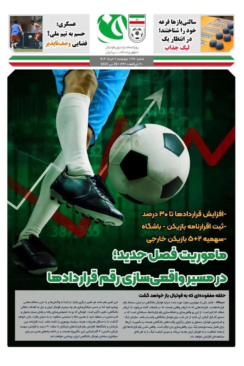 سهمیه بازیکنان خارجی در لیگ برتر 7+1 شد