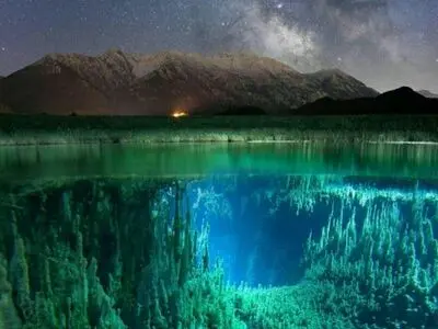 تصویری بی نظیر از سه جهان در یک قاب!/عکس