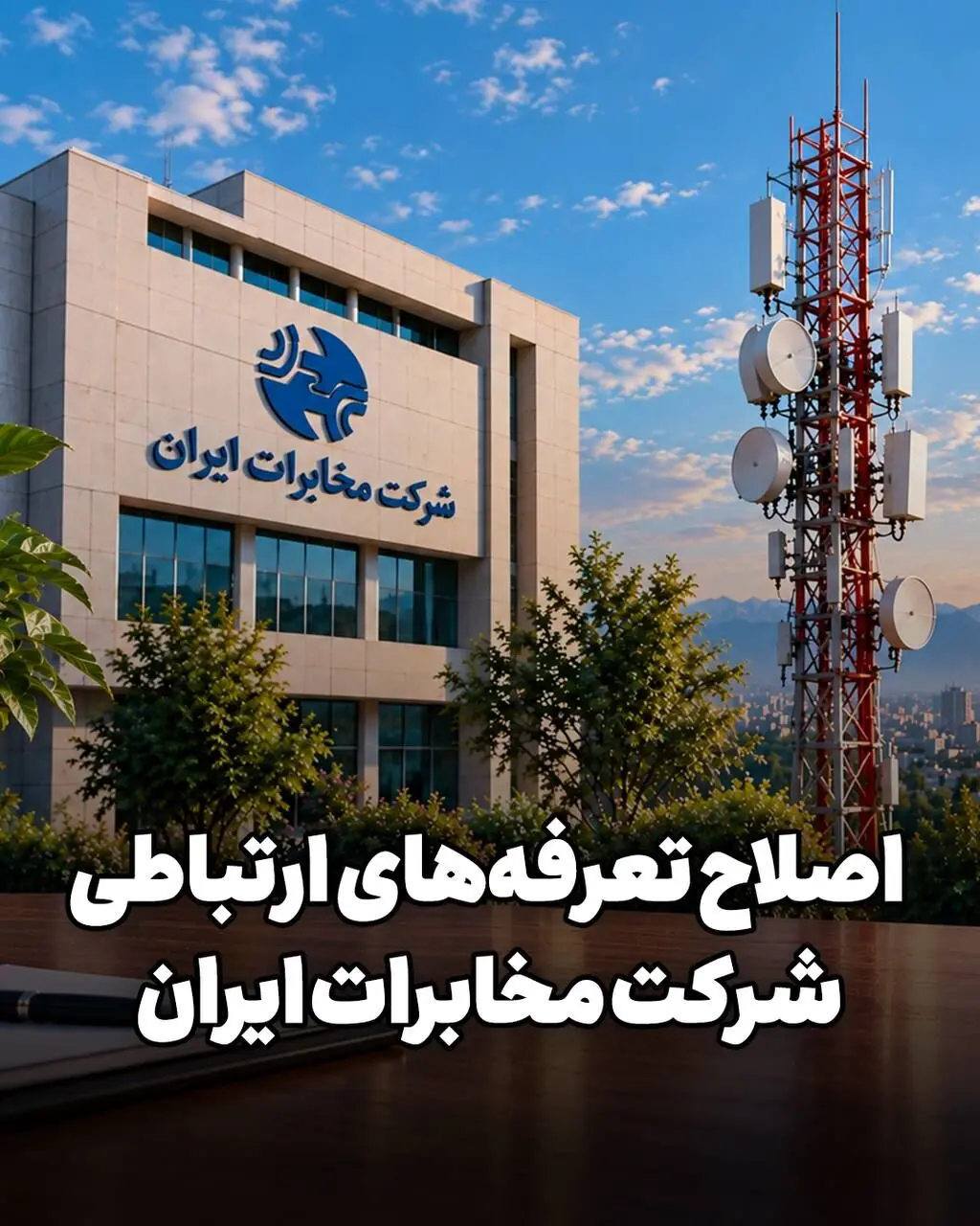 اصلاح تعرفه‌های ارتباطی شرکت مخابرات ایران از ۲۰ شهریور