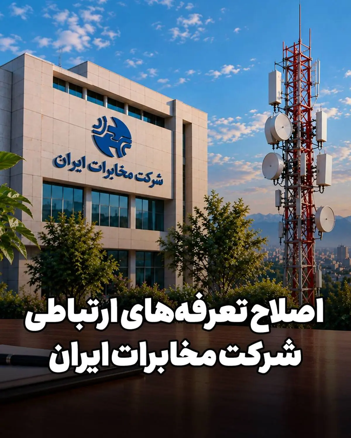 اصلاح تعرفه‌های ارتباطی شرکت مخابرات ایران از ۲۰ شهریور