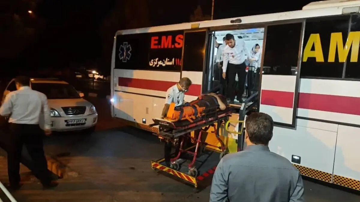 واژگونی اتوبوس در محور بروجرد ۵۰ مصدوم و ۲ فوتی برجاگذاشت