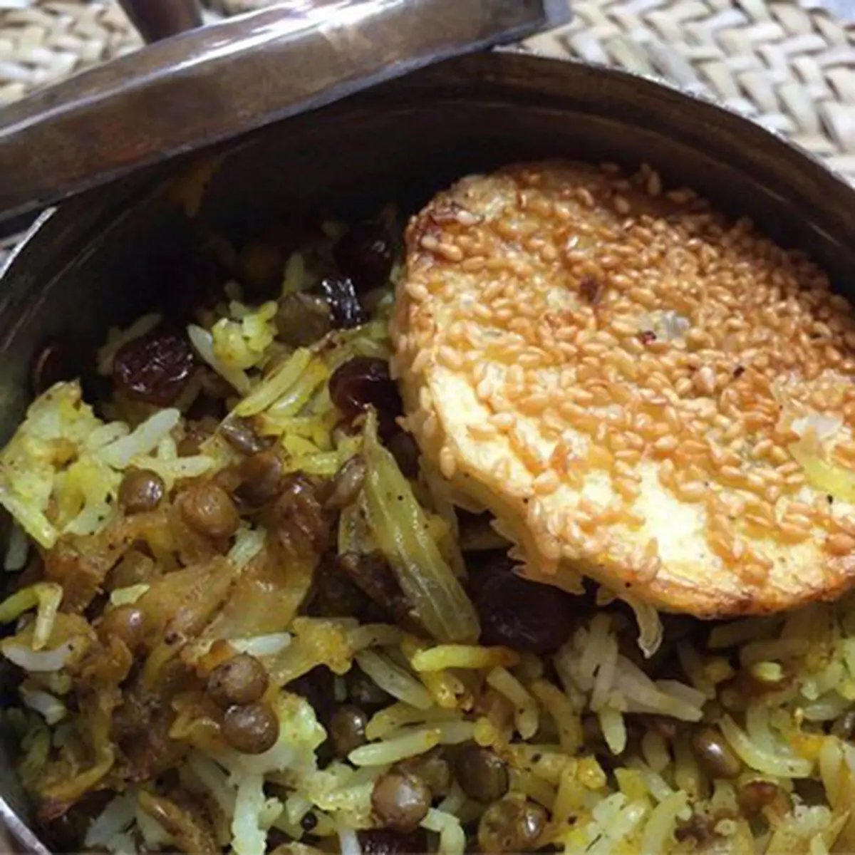 طرز تهیه عدس پلو بدون گوشت
