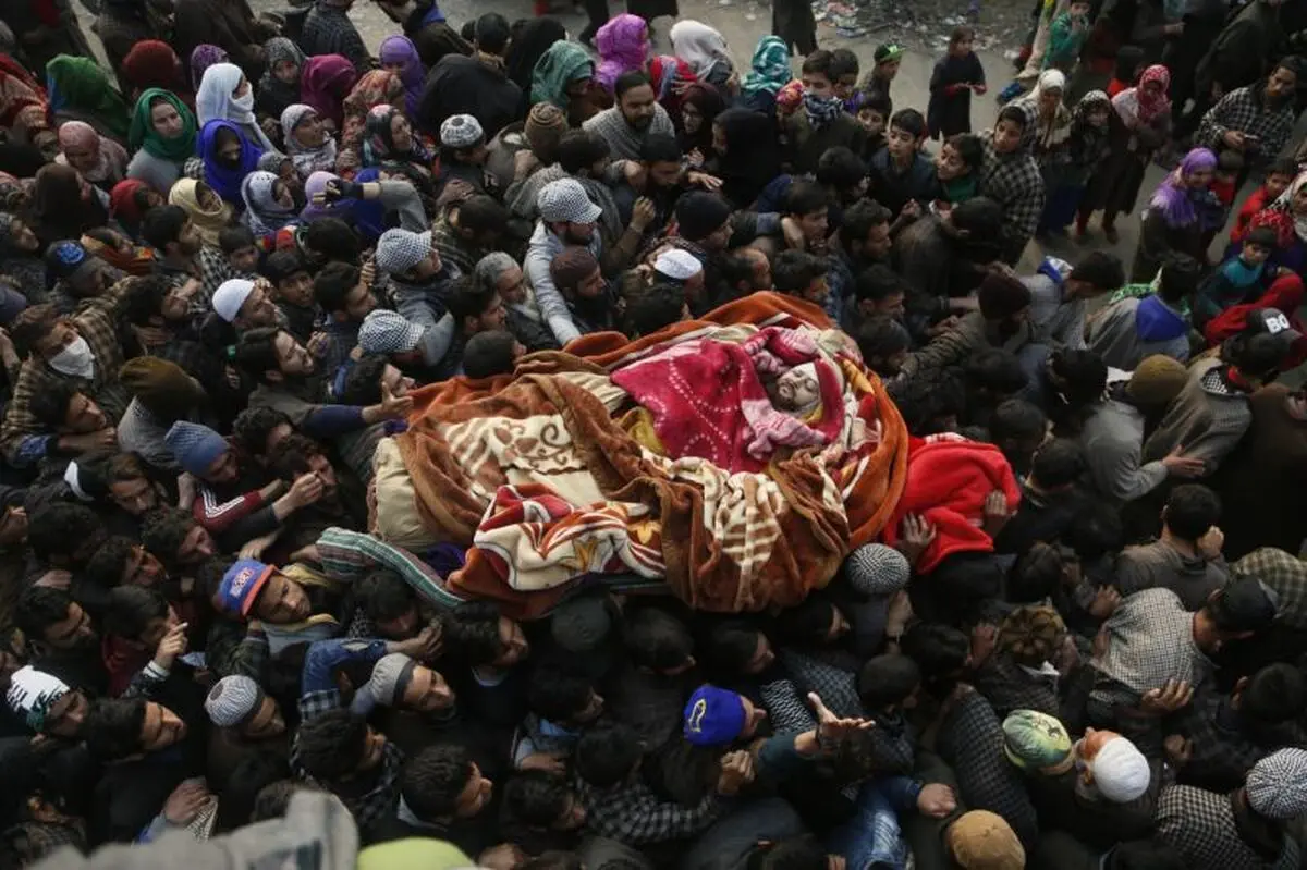 رهبر جدایی‌طلبان کشمیر کشته شد