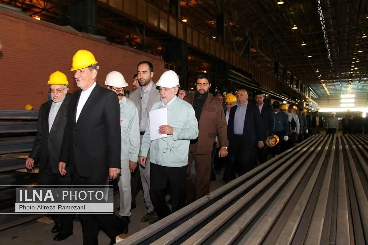 افتتاح بزرگترین کارخانه تولید ریل ملی خاورمیانه و 4 پروژه مهم دیگر در ذوب آهن اصفهان