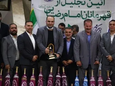 آیین تجلیل از قهرمانان " امام رضا"یی برگزار شد
