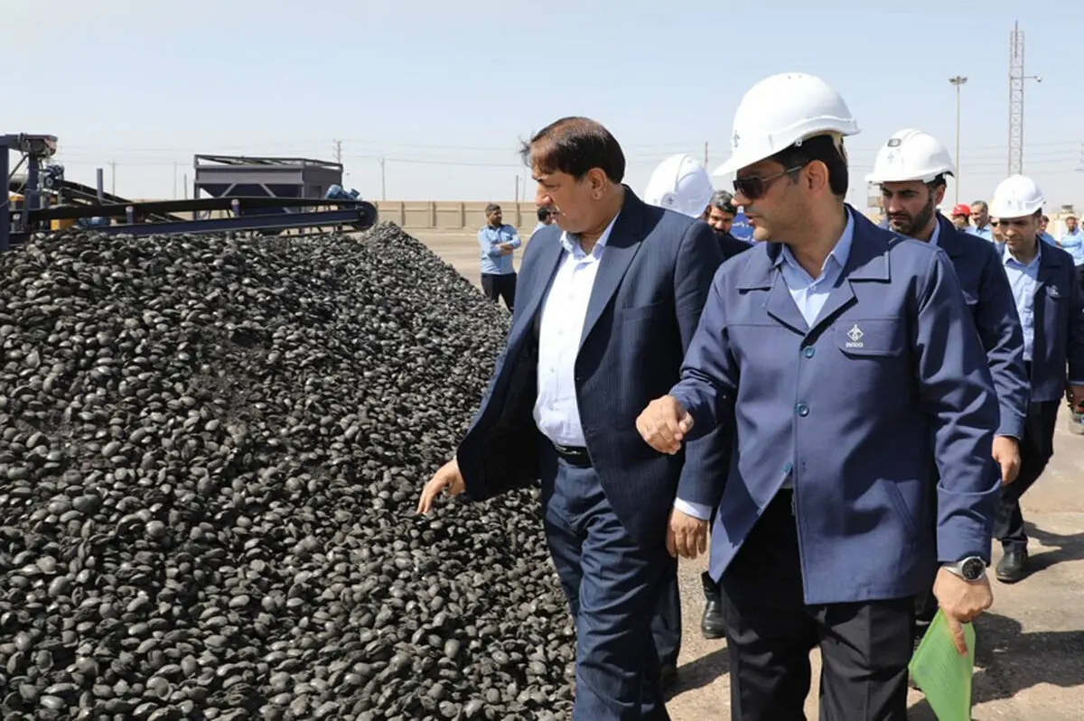 بهره‌برداری از واحد تولید بریکت سرد در کارخانجات گروه ملی فولاد ایران