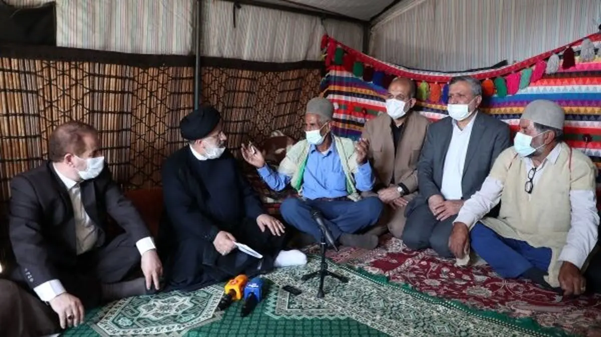 رئیسی در جمع گروهی از عشایر بویراحمدی در تنگه گرگو حضور یافت